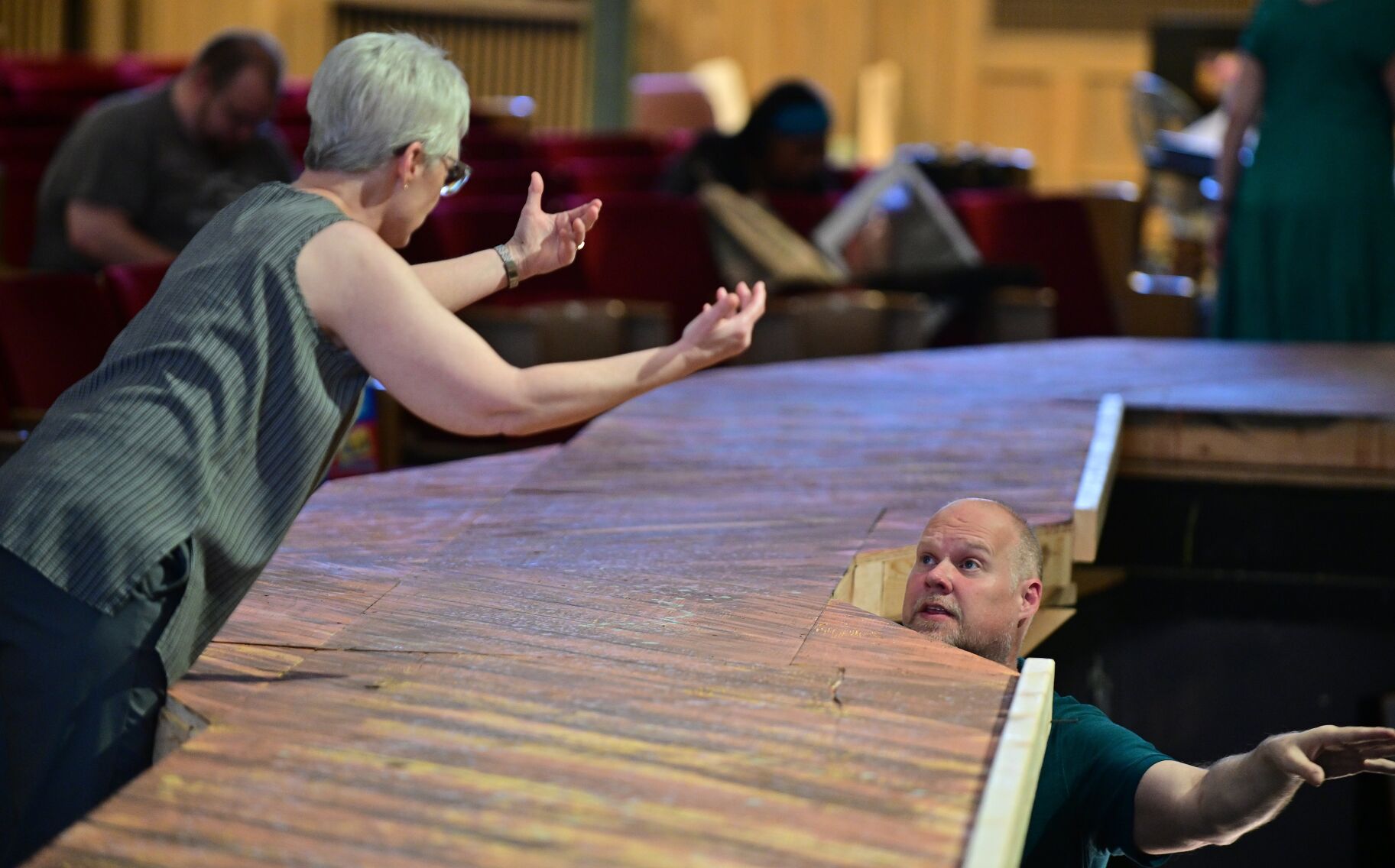 Union Avenue Opera play rehearsal